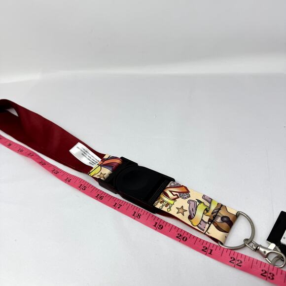 Vintage Hard Rock Hotel Las Vegas Keychain Lanyard Metal Classic Collect RARE - Picture 4 of 5